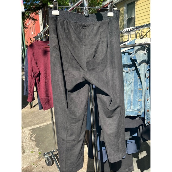 Oak + Fort Suede-Look Trousers - Picture 7 of 7